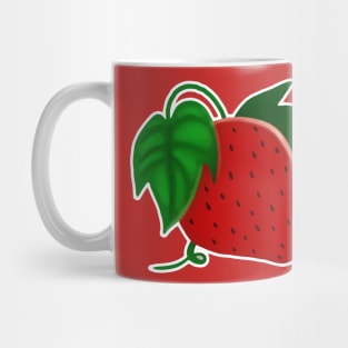 Red Strawberry Mug